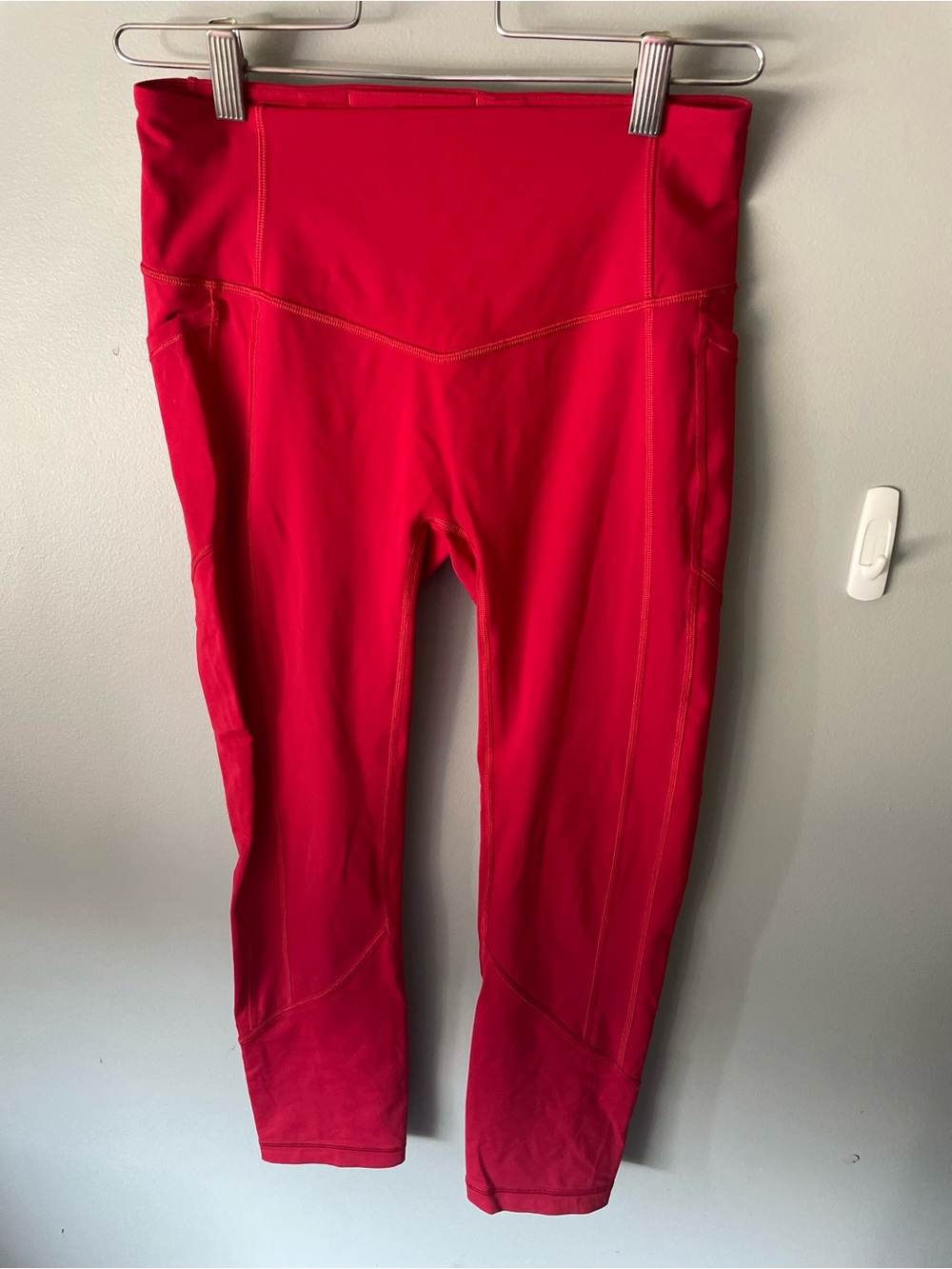 lululemon athletica Red High-Rise Active Leggings
